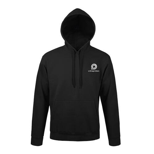 Sudadera unisex con capucha y bolsillo tipo canguro.