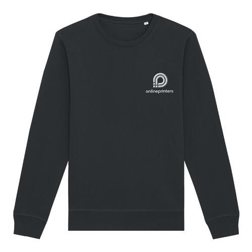 Sudadera de tela gris oscuro con mangas largas.