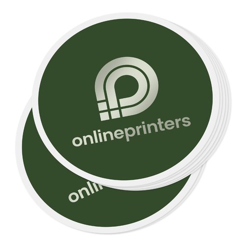 Adhesivo de papel verde.