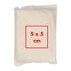 Poncho de lluvia compostable.