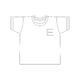 Camiseta de algodn con mangas cortas y cuello redondo.