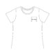 Camiseta unisex de algodn grueso con mangas cortas.