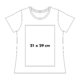 Camiseta de algodn de manga corta, corte unisex.