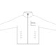 Chaqueta cortavientos ligera con cremallera y bolsillos laterales.