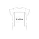 Camiseta de algodn con mangas cortas y cuello redondo.