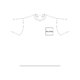 Camiseta blanca de algodn con mangas cortas.