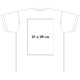 Camiseta de tela con cuello en V y manga corta.