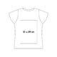 Camiseta de algodn con mangas cortas y corte femenino.