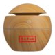 Humidificador esfrico color madera.