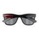 Gafas de sol negras con lentes oscuras.