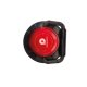 Luz de camping LED roja con asa.