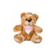 Oso de peluche marrn con pauelo.