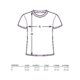 Camiseta de tela con mangas cortas y cuello redondo.