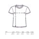 Camiseta de algodn con mangas cortas y cuello redondo.