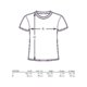 Polo de algodn con tapeta de botones corta y corte entallado.