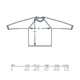 Chaqueta softshell con cremallera completa y bolsillos laterales.