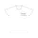 Camiseta unisex de algodn con mangas cortas.