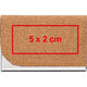Funda de tarjetas de visita de corcho con elementos metlicos.
