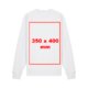 Sudadera unisex de tela con mangas largas.