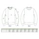 Sudadera de tela con cuello redondo y mangas largas.