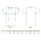 Camiseta unisex de tela con mangas cortas y cuello redondo.