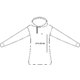 Sudadera con capucha de algodn para mujer con capucha y cordn.
