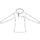 Sudadera con capucha de algodn para mujer con capucha y cordn ajustable.