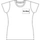 Camiseta de algodn de mujer con manga corta.