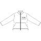 Chaqueta de chndal de algodn para mujer con cremallera completa.