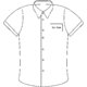 Camisa de manga corta de popelina con cierre de botones para hombres.