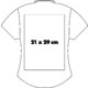 Blusa de popelina clara de manga corta para mujer.