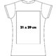 Camiseta ecolgica de tela para mujer con manga corta.