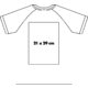 Camiseta deportiva blanca de material funcional para hombre.