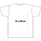 Camiseta de algodn para hombre con mangas cortas.