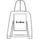 Sudadera con capucha de algodn para mujer con bolsillo de canguro.