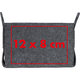 Cesta plegable RPET gris con asas.