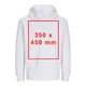 Sudadera unisex con capucha y cremallera completa.
