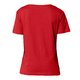 Camiseta roja de mujer en algod�n org�nico de manga corta.