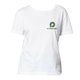 Camiseta blanca de algod�n para mujer.