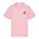 Polo rosa de algod�n org�nico para hombre.