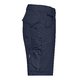 Pantalones cortos azul marino de mezcla de algodn con mltiples bolsillos.