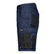 Pantalones cortos de trabajo azul marino en mezcla de polister y algodn con mltiples bolsillos.