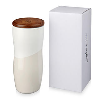 Vaso de cermica de doble pared 