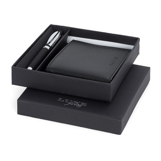 Set de regalo de bolgrafo y cartera 