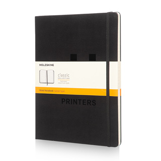 Libreta de tapa dura XL rayada 