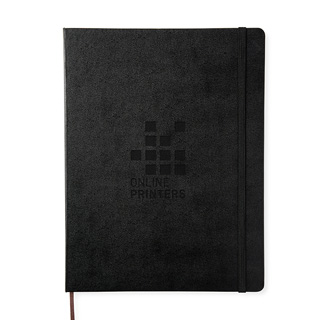 Libreta de tapa dura XL cuadriculada 