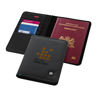 Cartera con proteccin RFID para pasaporte 