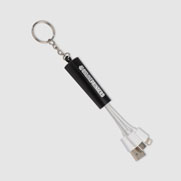 Llavero con cable de carga USB Paulista