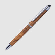Bolgrafo de madera con funcin tctil Erfurt