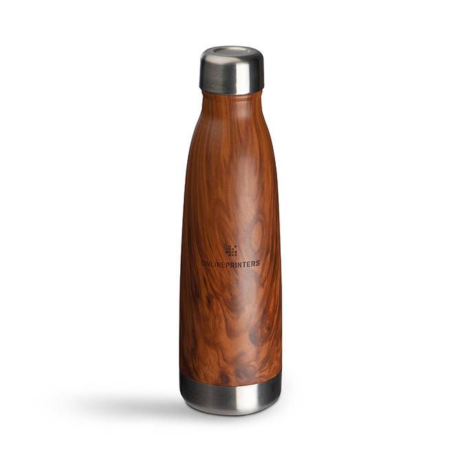 Termo en acero inoxidable con aspecto madera Tampa